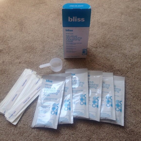 New Bliss Fabulous Skin-reviving Rubberizing Mask - 6 packets - Picture 1 of 3